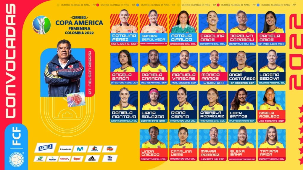 Convocatoria Selección Colombia Femenina De Mayores Para Conmebol Copa América Federación 8313