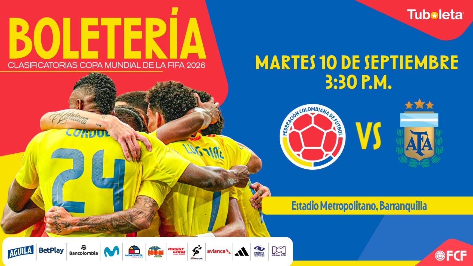 Inicia La Venta De Boleter A Para El Partido Colombia Vs Argentina Por