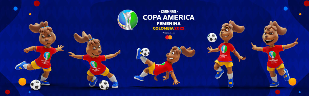 Alma la mascota oficial de la CONMEBOL Copa América Femenina Colombia 2022 Federación