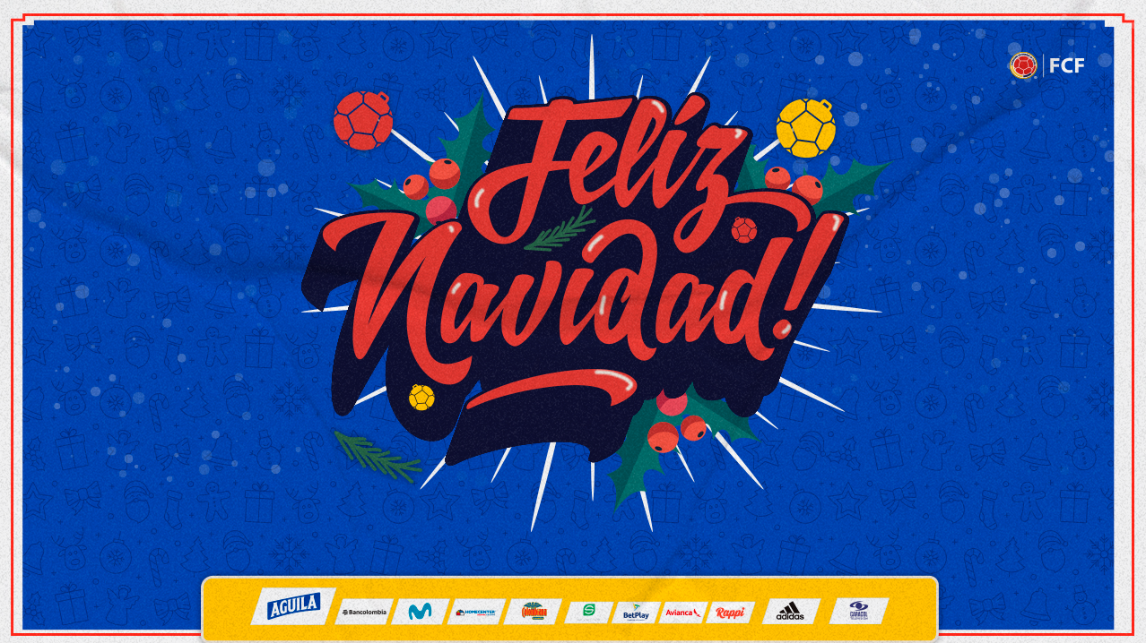 ¡Una Feliz Navidad Les Desea La Federación Colombiana De Fútbol ...