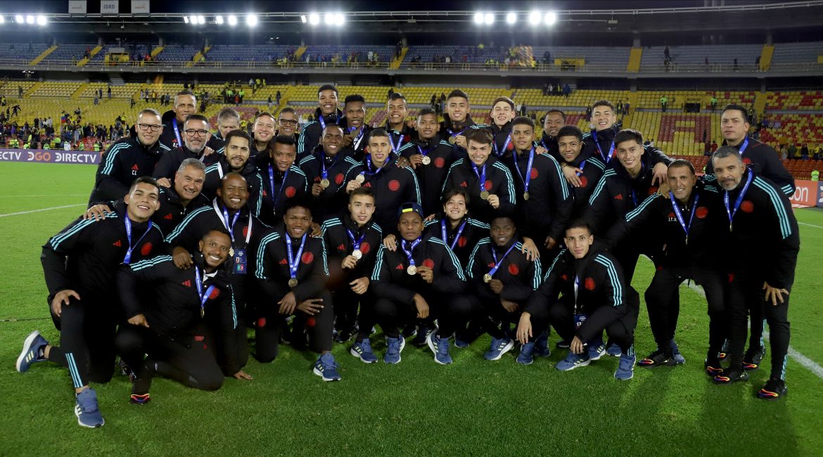 Medalla de bronce: Colombia se ubica en el podio del CONMEBOL Sub 20