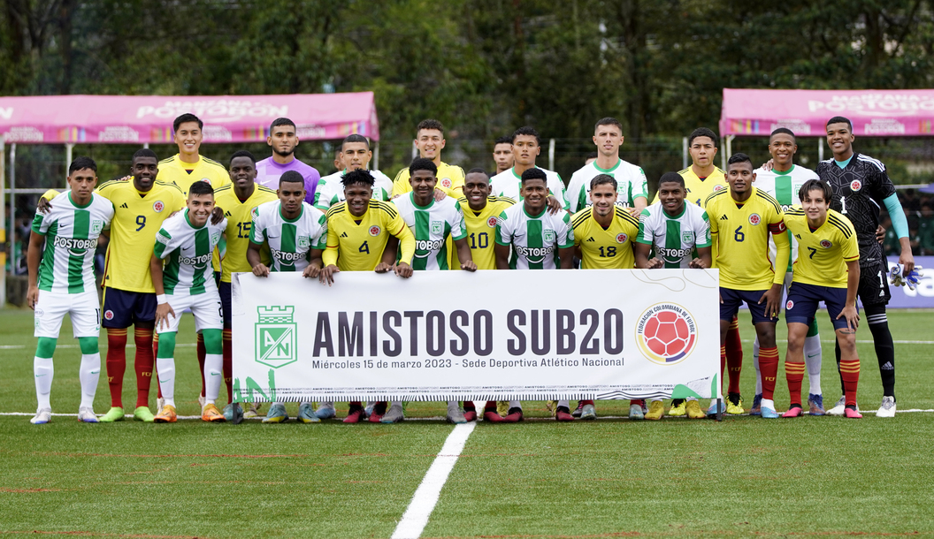 Partido amistoso Colombia vs Nacional Sub 20