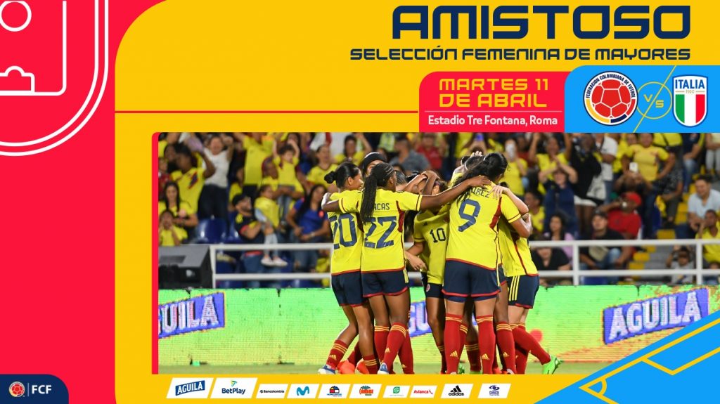 Amistoso Selección Colombia vs Selección de Italia Femenina