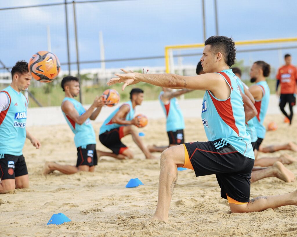 Entrenamiento Selección Colombia de fútbol playa, 28 de junio de 2023