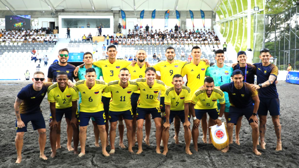 Selección Colombia de Fútbol Playa en semifinales de los Juegos