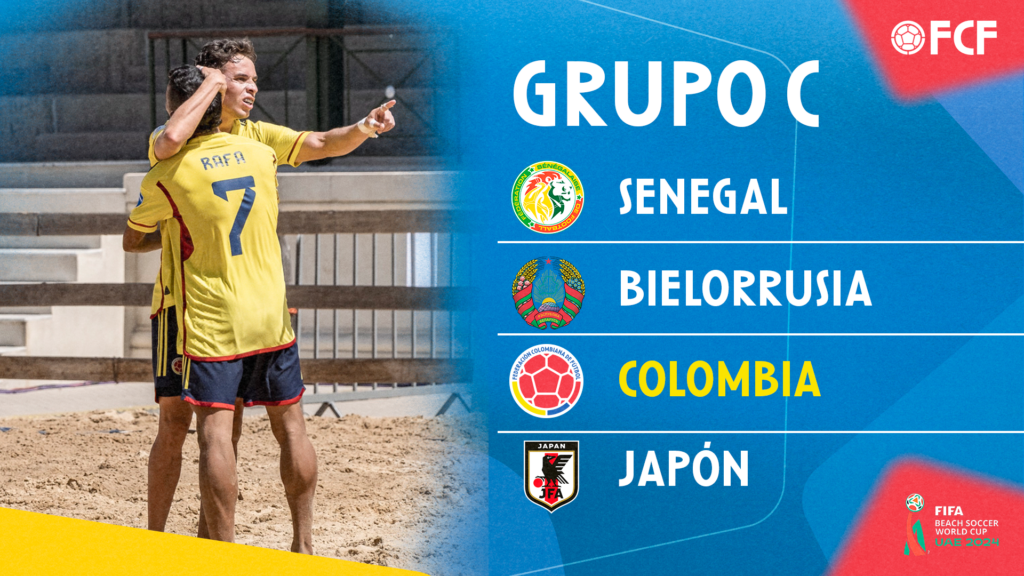 Colombia Assigned to Group C in FIFA Beach Soccer World Cup 2024, Announces Colombian Soccer Federation