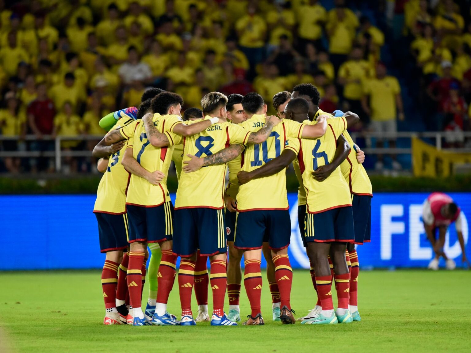 Clasificatorias sudamericanas Colombia vs. Brasil Federación