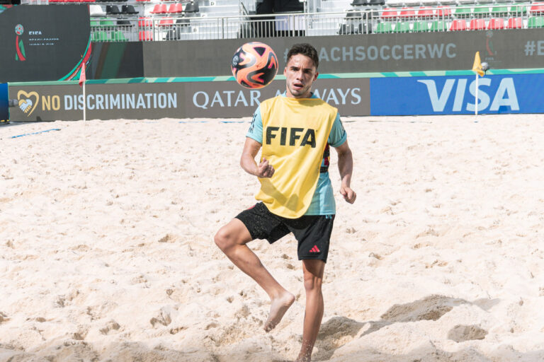 Entrenamiento Selección Colombia de fútbol playa- 14 de febrero de 2024