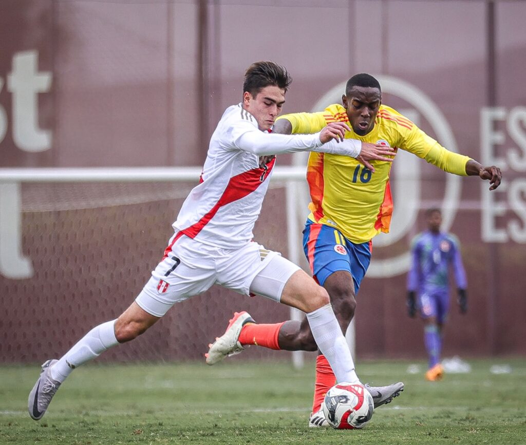 Colombia sub 20 vs Perú