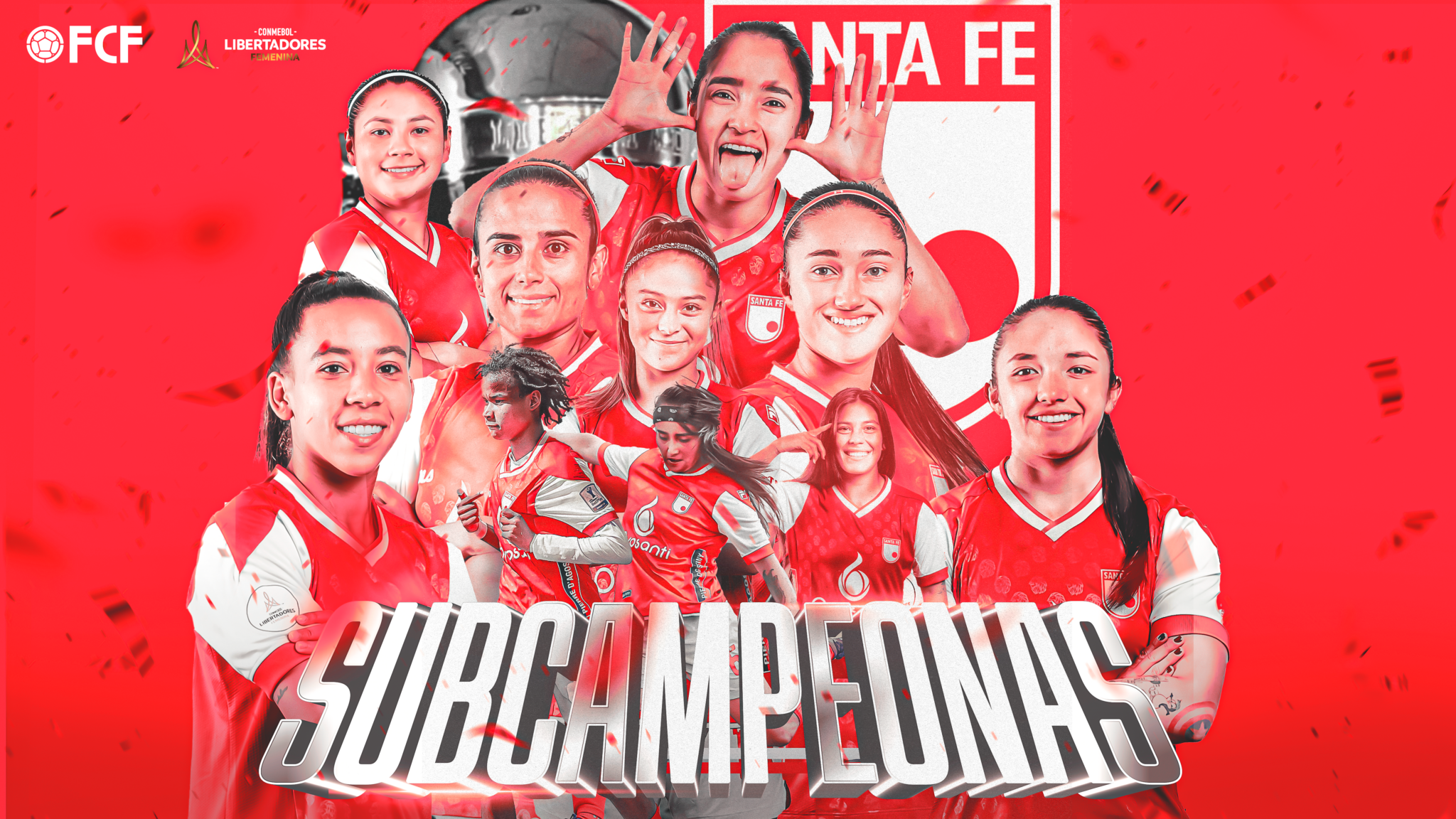 FCF felicita a Independiente Santa Fe Femenino por el subcampeonato en