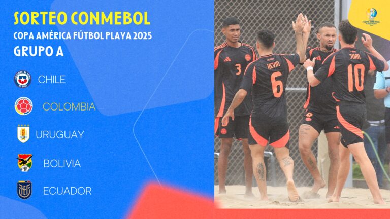Sorteo CONMEBOL Copa América Fútbol Playa