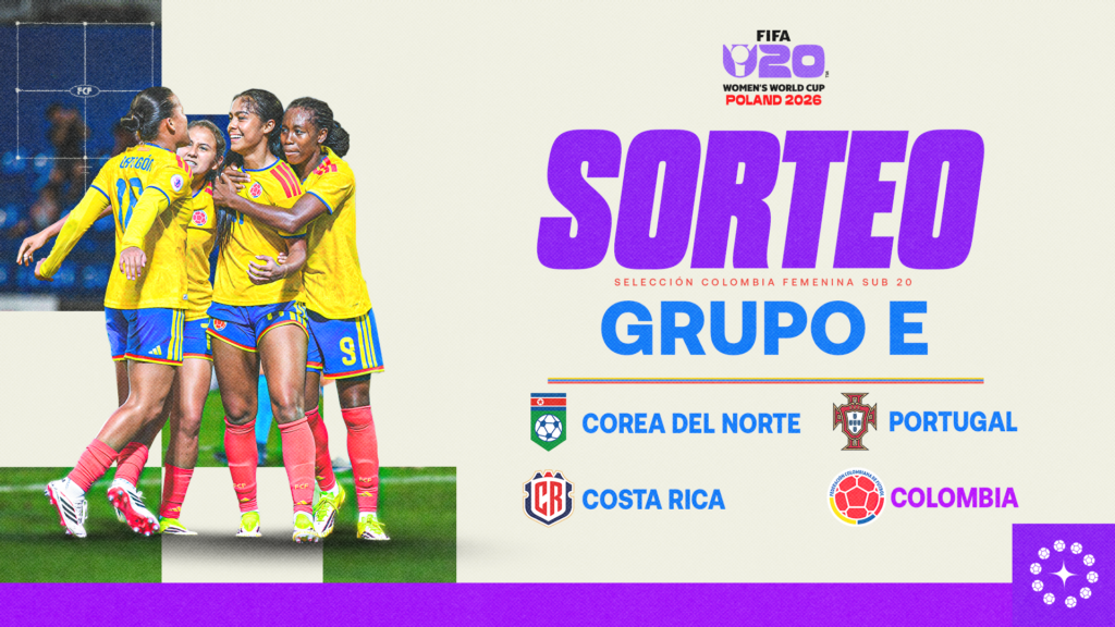 Sorteo de la Copa Mundial Femenina Sub-20 de la FIFA Polonia 2026: Grupo de  Colombia y detalles – Federación Colombiana de Futbol