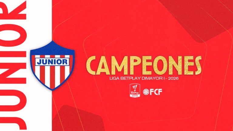 Junior campeón Liga Betplay DIMAYOR I-2026